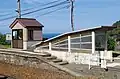 Platform 1 and entrance to station underpass, October 2013