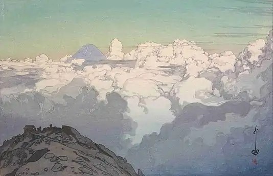 View from Komagatake, 1928