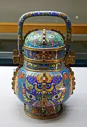 You (Chinese), 19th century, cloisonné, Tokyo National Museum, Tokyo, Japan