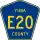 County Road E20 marker
