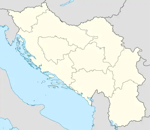Coastal Defence Command (Kingdom of Yugoslavia) is located in Yugoslavia (1939–1941)