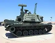 M247 "Sgt York" DIVAD (Division Air Defense) twin 40mm self propelled air defense gun.