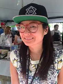 Yumi Sakagawa at Los Angeles Times Festival of Books, April 2017