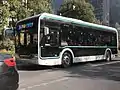 Yutong E10 electric city bus in Shanghai, China