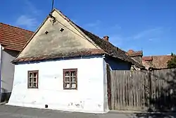 Preserved peasant house in Záhorská Bystrica
