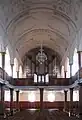 The church organ and ceiling