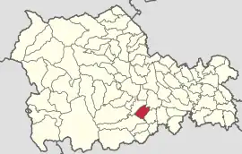 Location in Neamț County