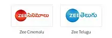 Logos of ZEE Telugu and ZEE Cinemalu