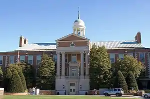 Z. Smith Reynolds Library at Wake Forest University, building opened 1956