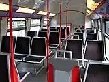 Original interior of Z 20500 train