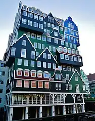 Hotel Zaandam, Amsterdam, the Netherlands, inspired by Dutch 16th and 17th century canal houses, by Wam Architecten, 2010