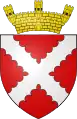 Żabbar (Città Hompesch). Gules a saltire engrailed Argent.