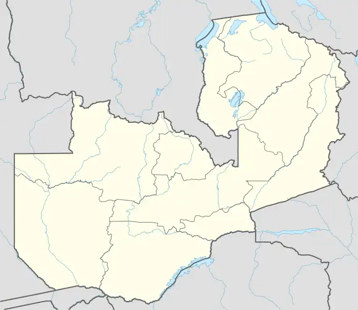 Chinsali is located in Zambia