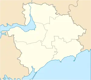 Malokaterynivka is located in Zaporizhzhia Oblast