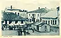 A postcard showing the main square in Zbaraż, ca. 1925.