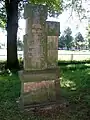 Memorial of the World War I eastern frontline in the village (August 2011)