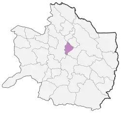 Location of Zeberkhan County in Razavi Khorasan province