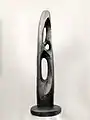 Zelda Nolte Sculpture Form c.1963-4, Wood; height c. 60"_152 cm