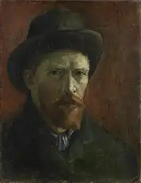 Self-Portrait with Dark Felt Hat, 1886Van Gogh Museum, Amsterdam (F208a)