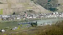 View of Zell an der Mosel