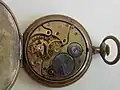 Inside of Zenith pocket watch c. 1900–1910 (original mechanism, but no original casing)