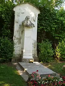Johannes Brahms's grave.