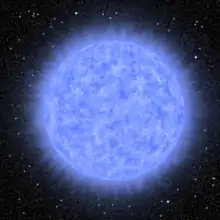 A luminous blue variable (LBV). This is the star Zeta puppis.