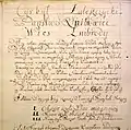 Fragment Yosyfinskian birth-certificate w. Zhnyborody.