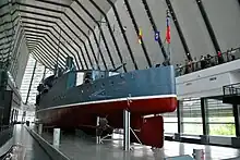 Zhongshan seen from the stern