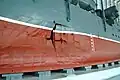Damage the ship sustained during her sinking