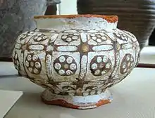 Earthenware vase, Eastern Zhou, 4th-3rd century BC, British Museum