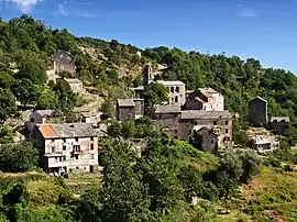 A view of the centre of the village