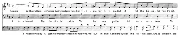 Excerpt of music – part of "I Am So Proud"