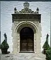 Detail of the doorway to the residence of the Ambassador of Sweden in Washington, D.C