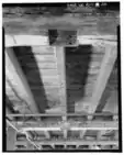 Historic plank floor joists, Slater Mill, Rhode Island, US