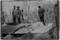 Portuguese plane shot down in Guinea-Bissau with PAIGC soldiers, 1974