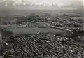 Aerial view of Tehran in 1925 by Walter Mittelholzer