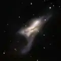 NGC 520, colliding galaxies