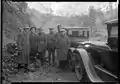 W. B. "Dusty" Lewis (Superintendent of Yosemite National Park) on the left, with G. Elmer Reynolds standing next to him.