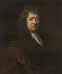 John Riley's portrait of Samuel Pepys; c. 1690.