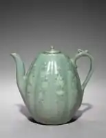 Korean water melon Chamowe shape tea pot or ewer became popular