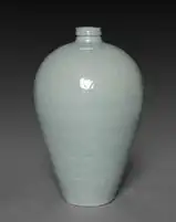 Song meiping vase with carved floral sprays