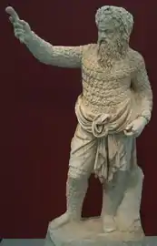 Actor as Papposilenus, c. 100 AD, after 4th century BC original (Altes Museum, Berlin)