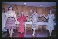 Folk dancing party at Menges' Lakeside, 1977