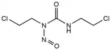 Chemical structure of BNCU, a carmustine derivative.