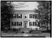 A picture of the John Breckenridge house, designed by Charles Steadman.