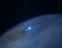 Hubble Spies Vast Gas Disk around Unique Massive Star