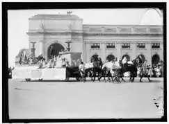 The "Departure of Columbus" Float