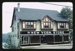 The former New York Store in Lake Huntington.