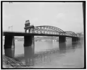 The bridge around 1900